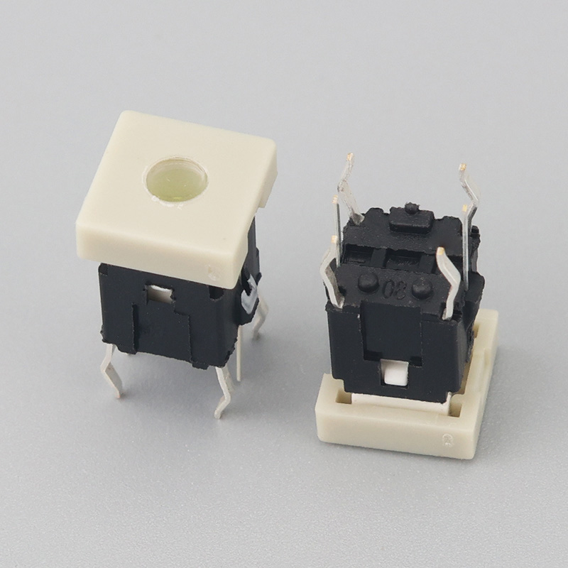 JC-TS6610.2D-32-帶燈輕觸開關
