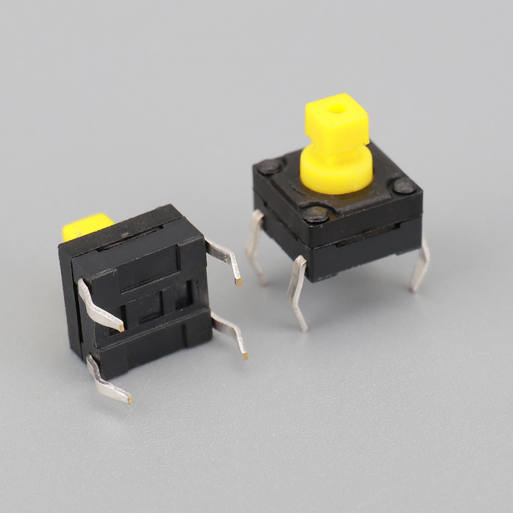 JC-6*6防水方頭插件-輕觸開關(guān)