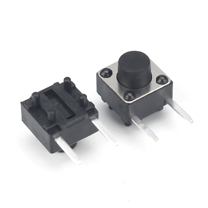 JC-6X5.8硅膠邊兩腳-輕觸開關(guān)